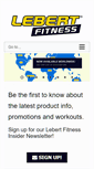 Mobile Screenshot of lebertfitness.com